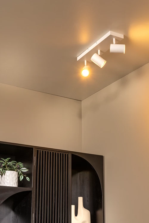 Lucide AMIGO - Deckenstrahler - 3xGU10 - Weiß - Atmosphäre 1